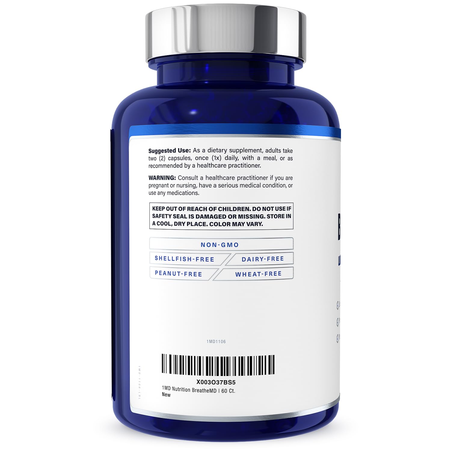 1MD Nutrition producto en ambiente doméstico que sugiere bienestar respiratorio