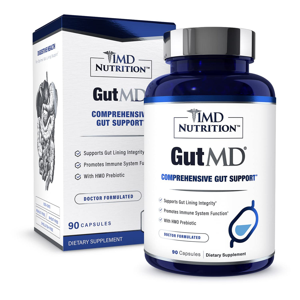 1MD Nutrition envase frontal mostrando el producto y beneficios