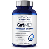 1MD Nutrition botella junto a objeto para comparar tamaño real