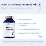 1MD Nutrition KrillMD botella abierta con softgels listos para usar