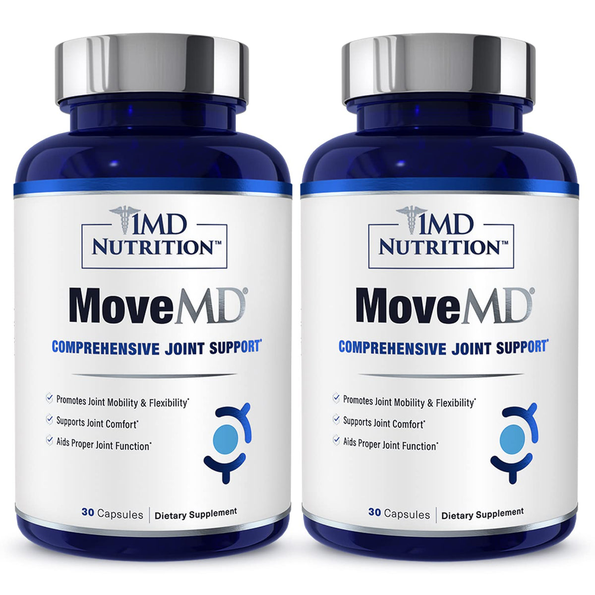1MD Nutrition MoveMD frente del empaque, claridad de ingredientes y beneficios