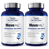 1MD Nutrition MoveMD frente del empaque, claridad de ingredientes y beneficios