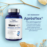 1MD Nutrition primer plano de la textura de la cápsula que facilita ingestión