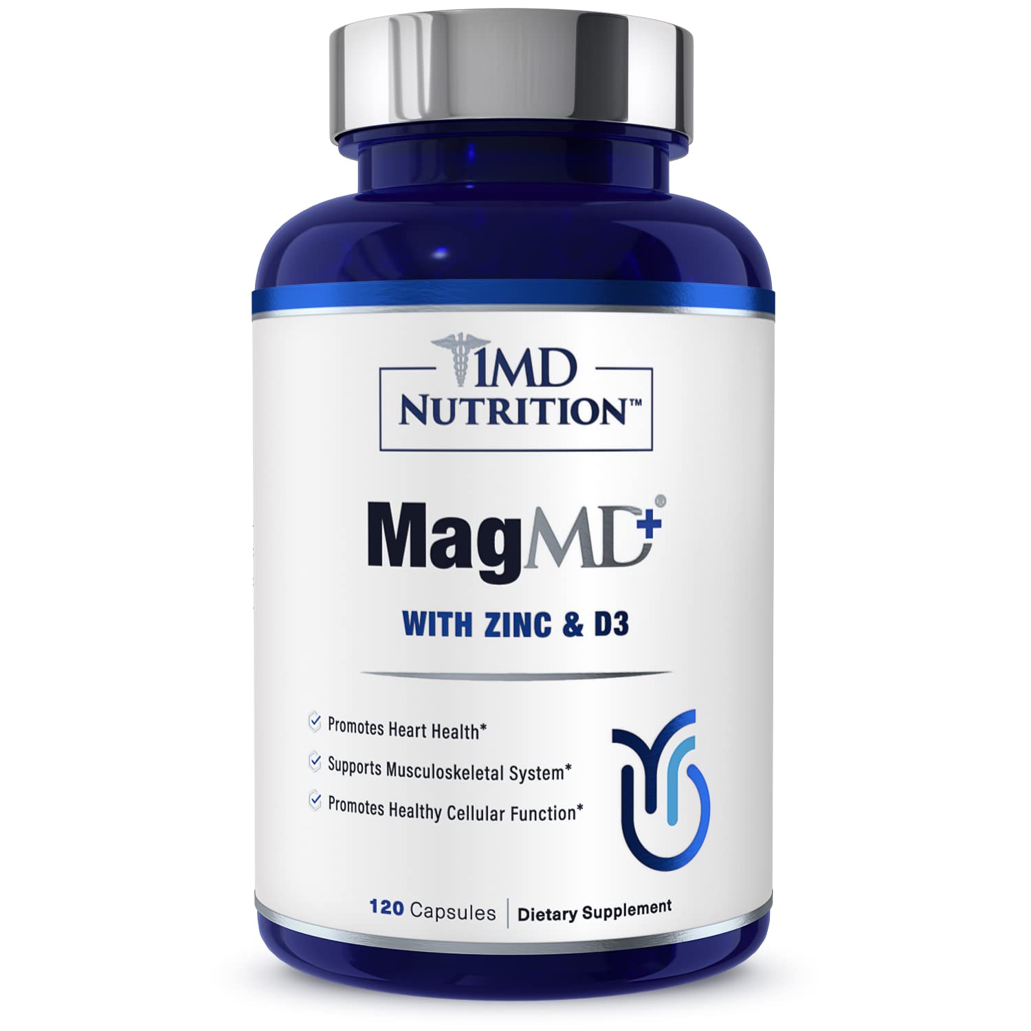 1MD Nutrition cápsulas desplegadas fuera del envase para visualización
