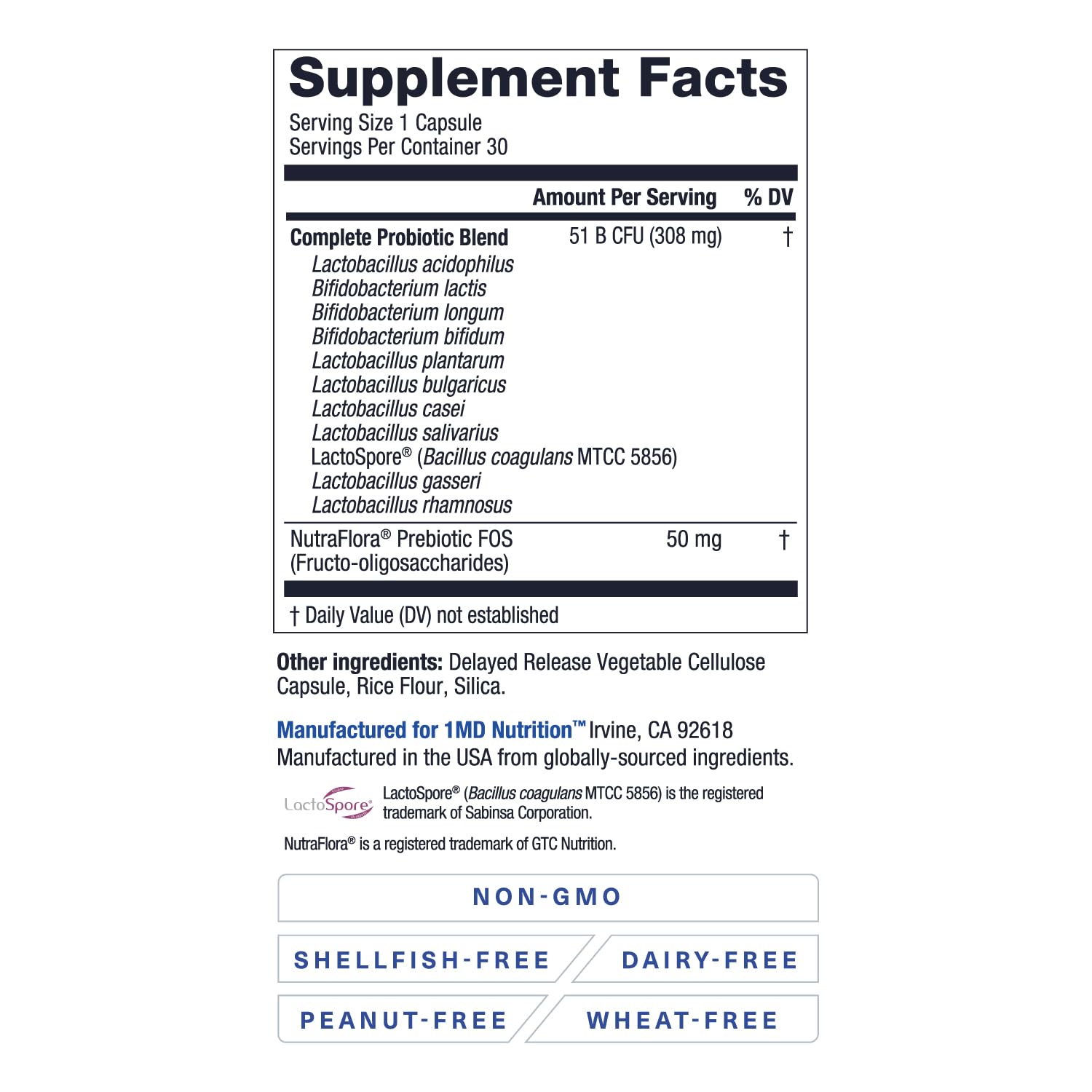 1MD Nutrition producto en desayuno saludable para apoyo diario digestivo