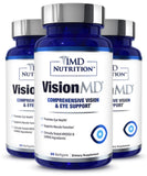 1MD Nutrition frontal del envase VisionMD mostrando la marca y beneficio visual