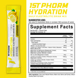 1st Phorm deportista añadiendo sobre a botella, práctico para entrenamiento y recuperación