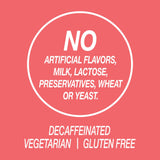 21st Century etiqueta nutricional visible que comunica ingredientes claros