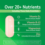 21st Century etiqueta de ingredientes mostrando vitaminas y minerales clave
