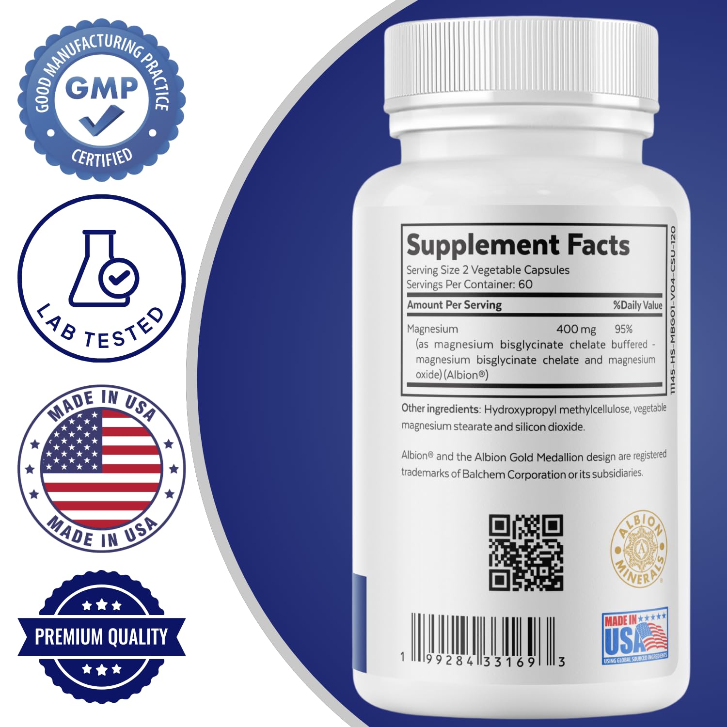 2nd Springs etiqueta nutricional en cerca para claridad de ingredientes
