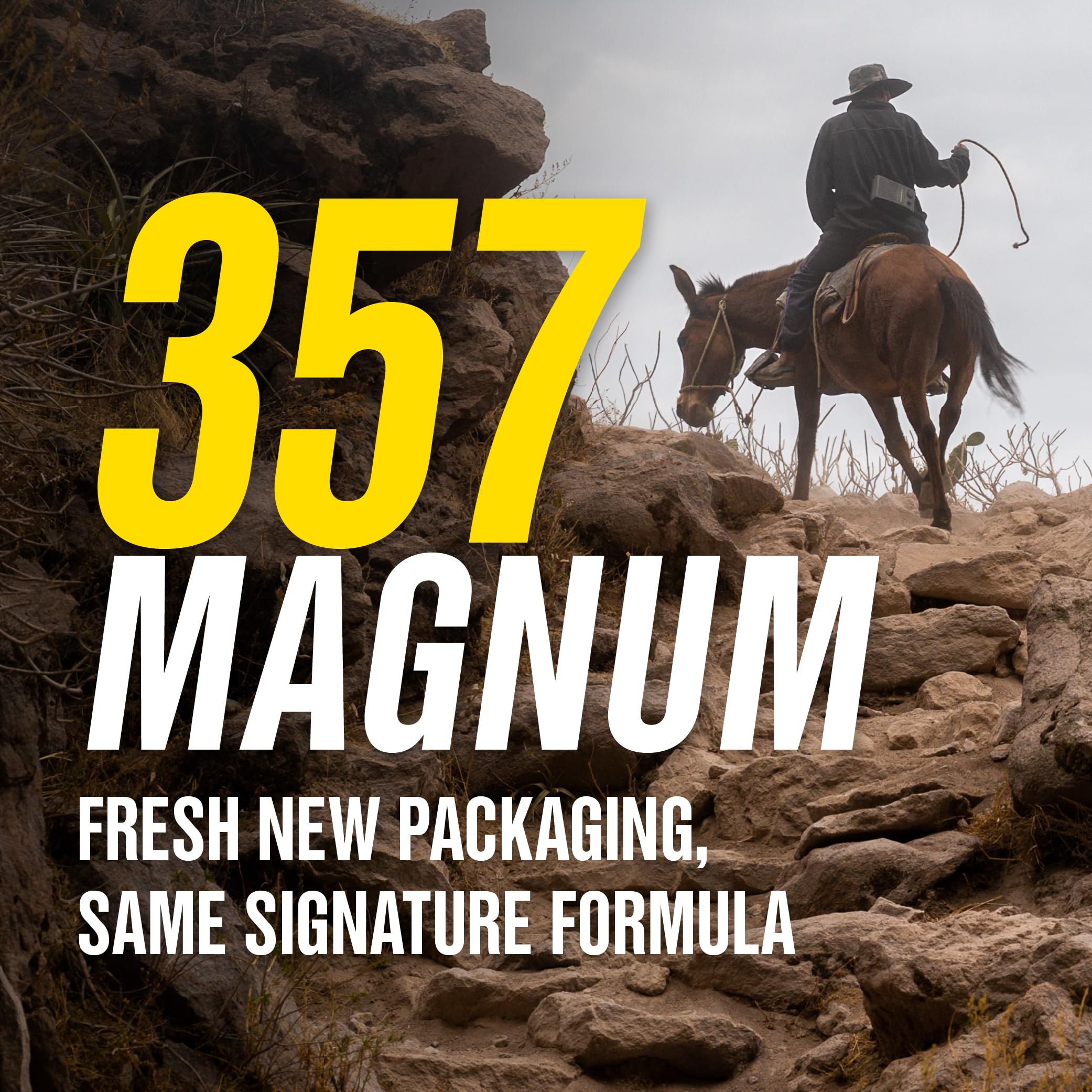 357 HR MAGNUM primer plano de tabletas mostrando forma y textura