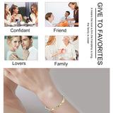 Acabado bicolor plata y oro de la pulsera 38 para combinación con otras joyas