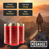 Vaso preparado con 4 Gauge listo para entrenar ofreciendo energía sostenida