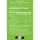 4 Your Wellness hojas de matcha en primer plano evidenciando origen vegetal