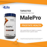 4Life MalePro primer plano de softgel mostrando textura fácil de tragar