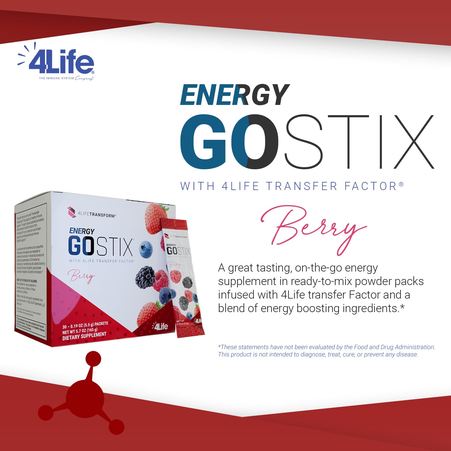 4Life mezcla disuelta en vaso, bebida lista y refrescante