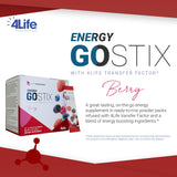 4Life mezcla disuelta en vaso, bebida lista y refrescante