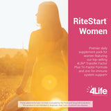 4Life etiqueta con información de nutrientes resaltando ingredientes clave