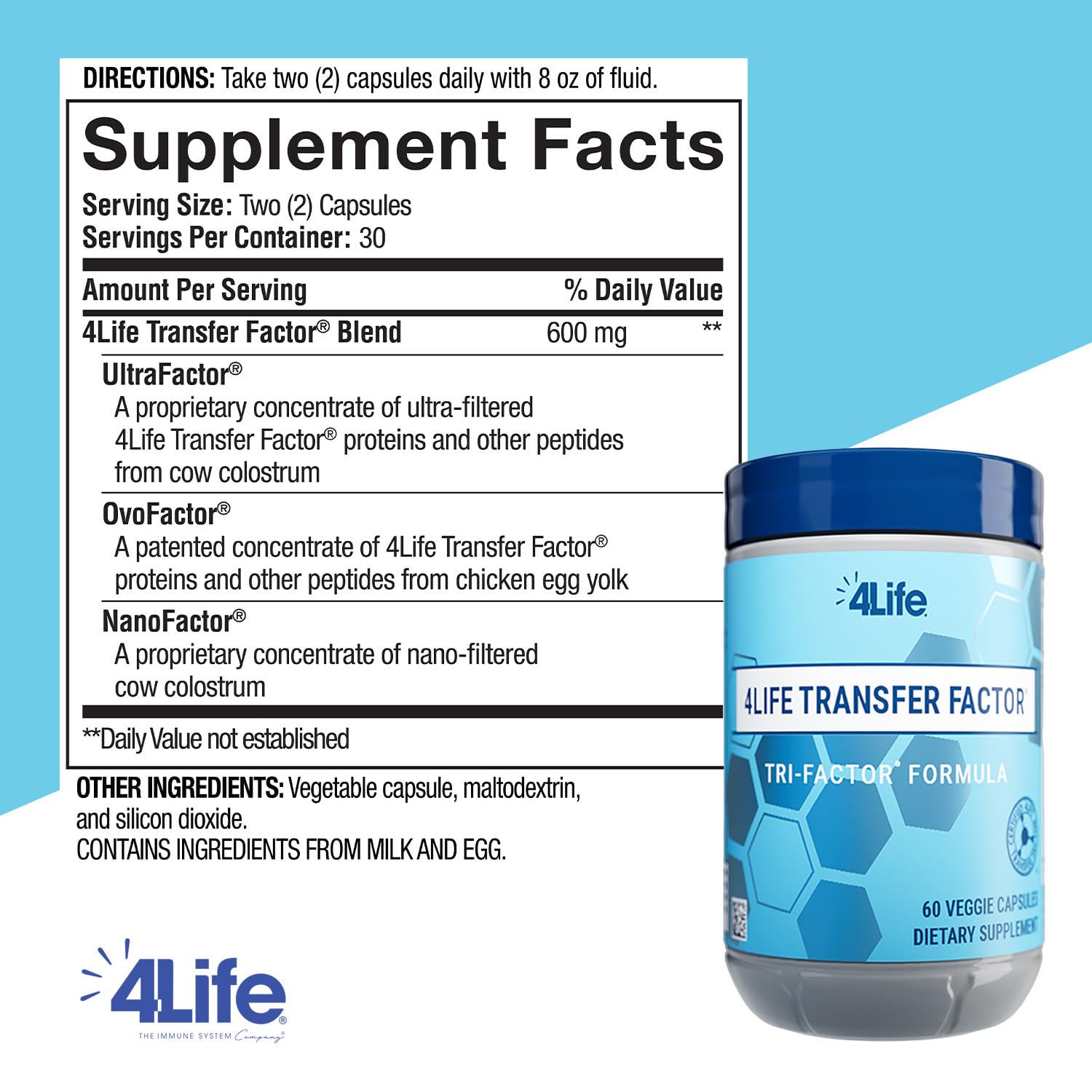 4Life primer plano de una cápsula vegetal para ver textura y tamaño