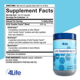 4Life primer plano de una cápsula vegetal para ver textura y tamaño