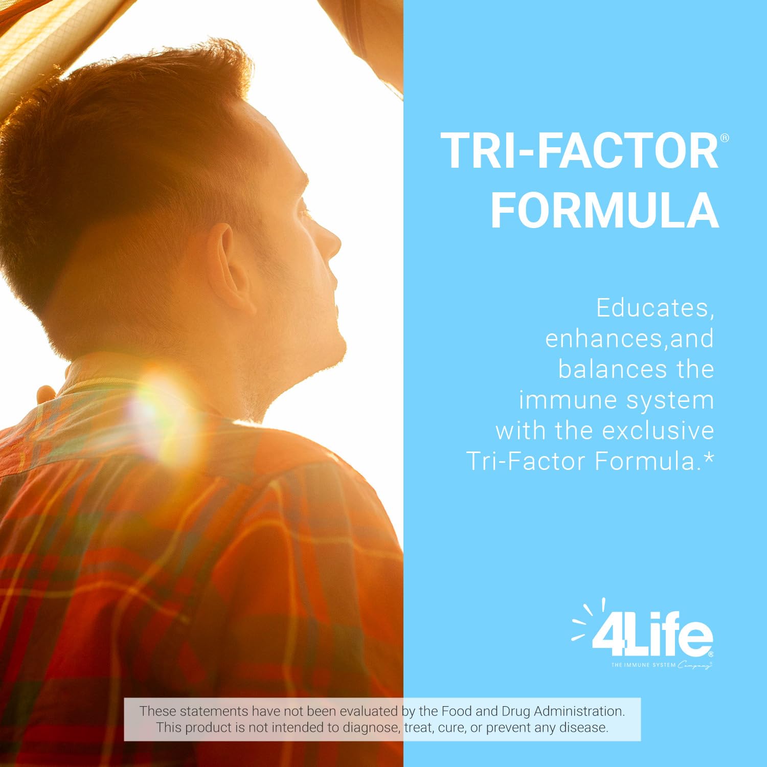 4Life frasco en mano con 60 cápsulas para comparar escala y presentación práctica