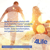 4Life etiqueta con información nutricional y mezcla Tri-Factor fácilmente legible