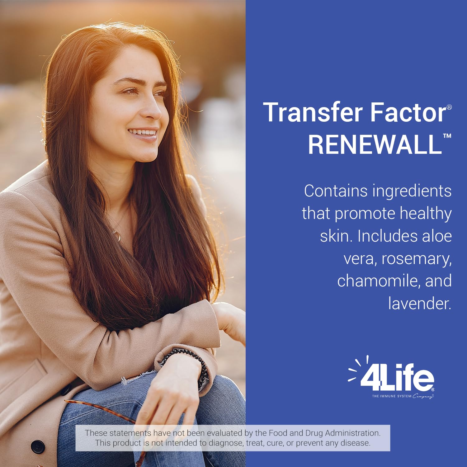 4Life aplicación de RenewAll en manos mostrando hidratación rápida y confort