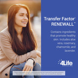4Life aplicación de RenewAll en manos mostrando hidratación rápida y confort