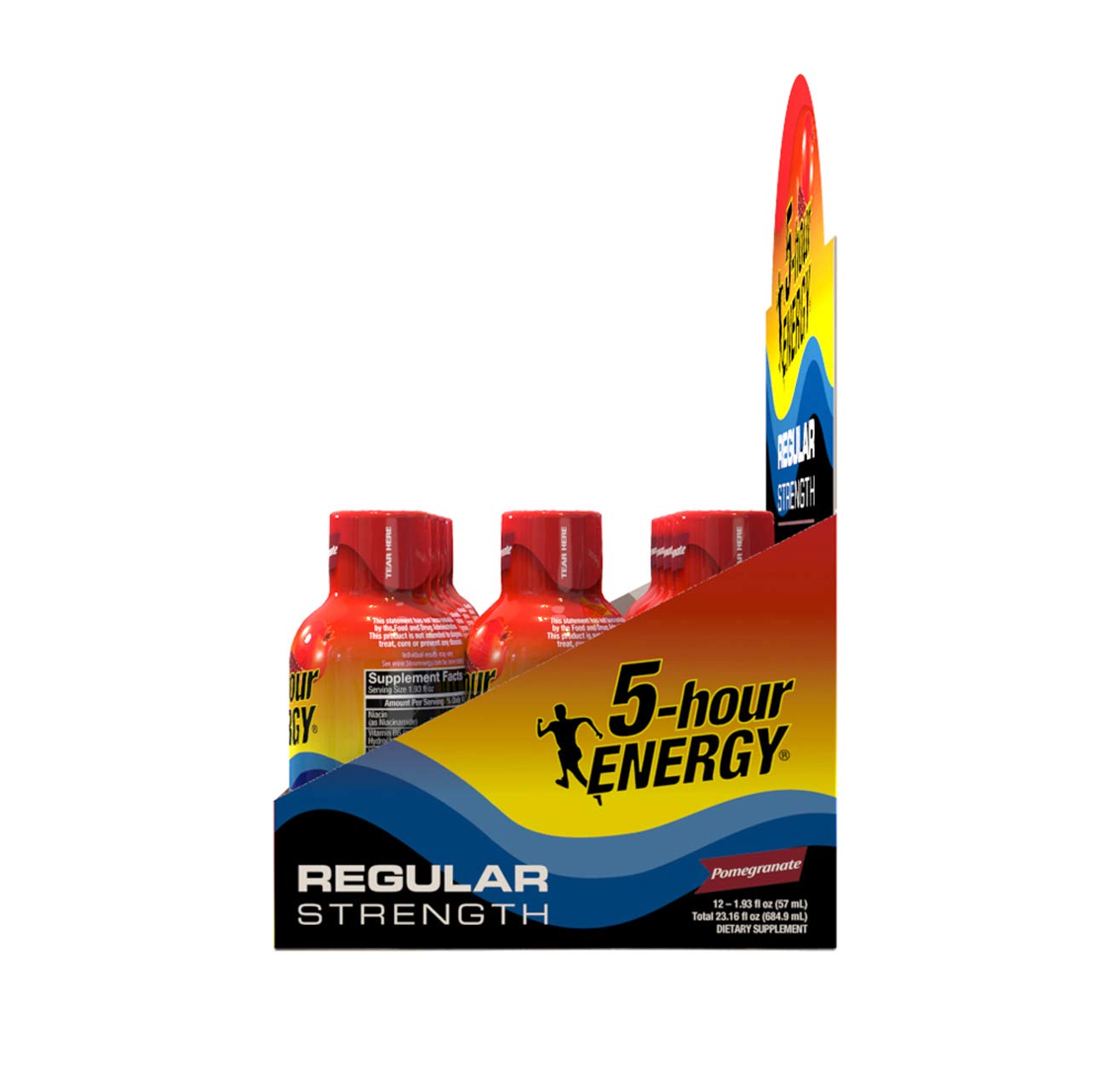 5-hour ENERGY en escritorio de oficina mostrando uso práctico durante jornadas