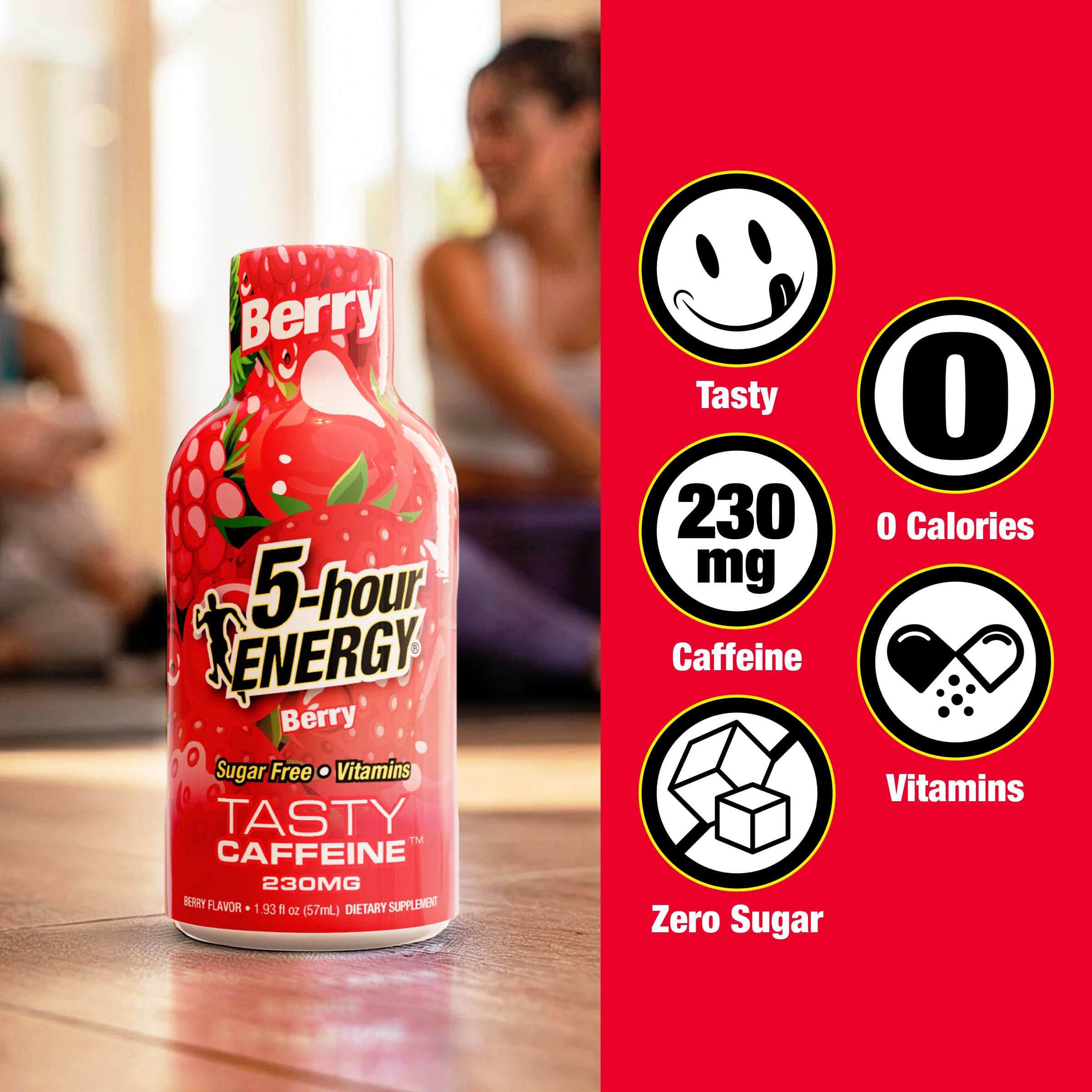 5-hour ENERGY botella en bolso destaca transporte cómodo y discreto