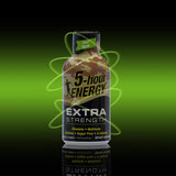 5-hour ENERGY botella individual mostrando sabor manzana y ventaja sin azúcar
