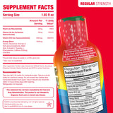 5-hour ENERGY primer plano del líquido berry mostrando color atractivo