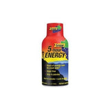 5-hour ENERGY comparación tamaño en mano, compacto y fácil de llevar