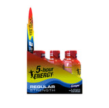 5-hour ENERGY close-up del líquido uva, textura concentrada y sin azúcar
