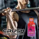 5-hour ENERGY uso en gimnasio antes del entrenamiento, aumenta energía