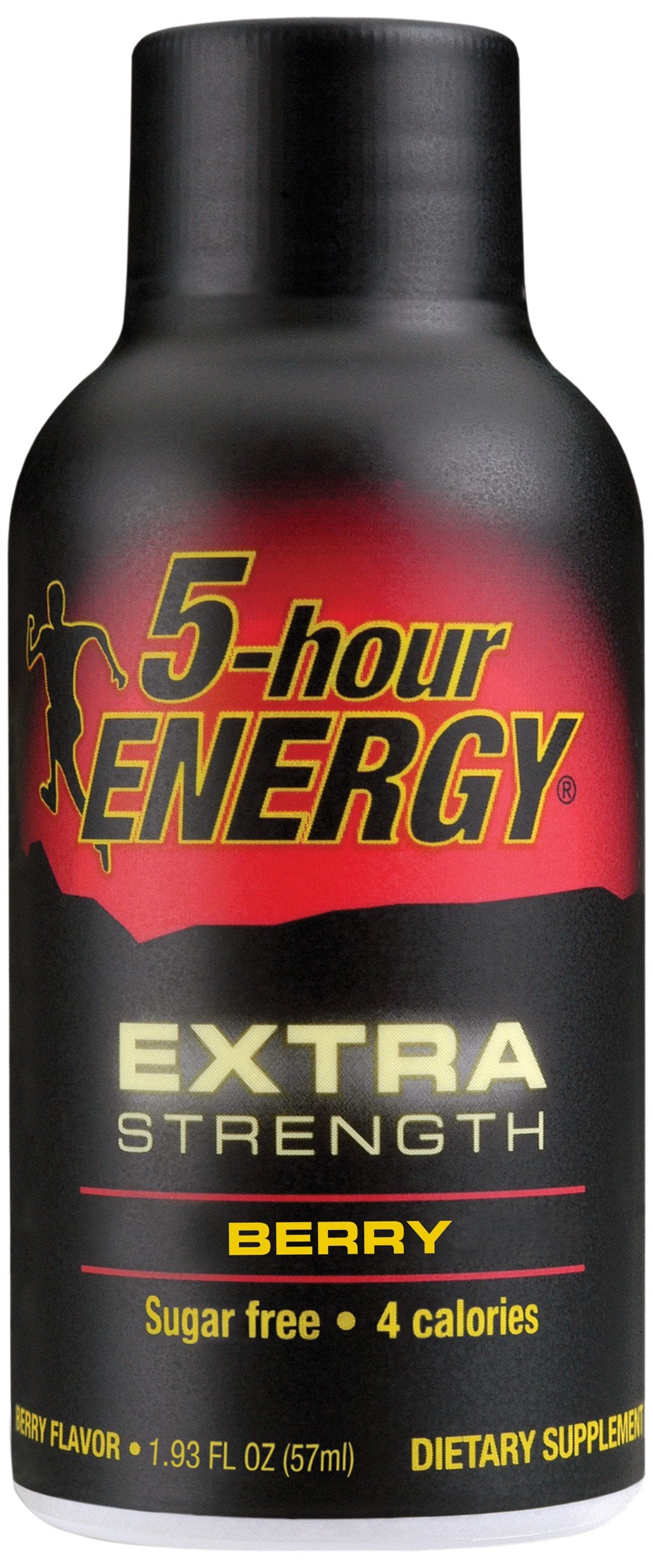 5-hour ENERGY frasco en mano ilustrando tamaño portátil y energía inmediata