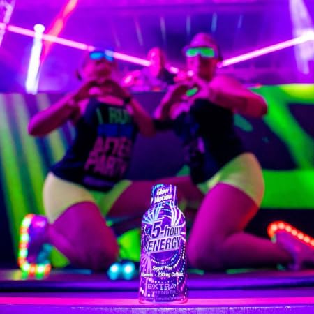 5-hour ENERGY comparación de tamaño junto a objetos cotidianos