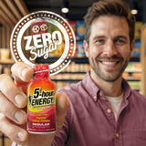 5-hour ENERGY etiqueta de ingredientes mostrando vitaminas B y aminoácidos