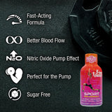 5-hour ENERGY shot detalle del botellín mostrando tamaño compacto