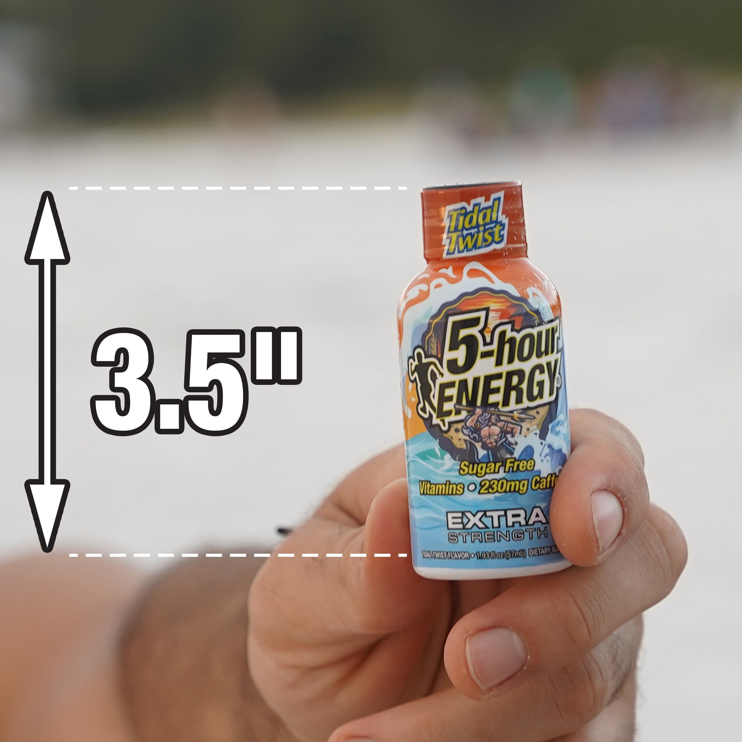 5-hour ENERGY en escenario urbano para concentración durante jornada ocupada