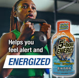 5-hour ENERGY close-up del líquido TIDAL TWIST resaltando color y textura fresca