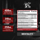 5% Nutrition Mentality cápsulas en mano indicando portabilidad y uso rápido