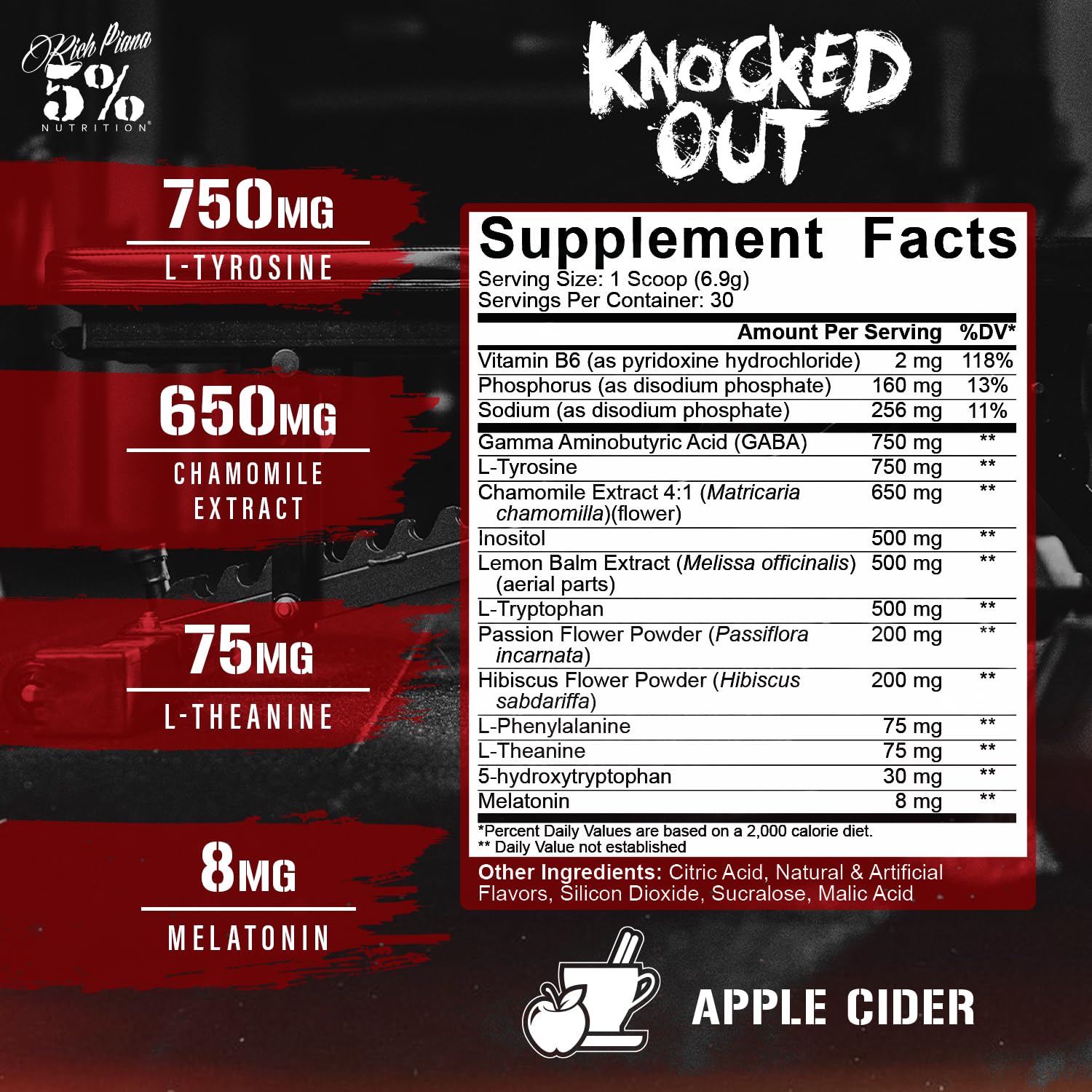 5% Nutrition polvo textura fina mostrando mezcla fácilmente disoluble