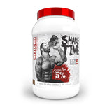 5% Nutrition envase frontal del Shake Time chocolate mostrando claridad de etiquetado y conveniencia