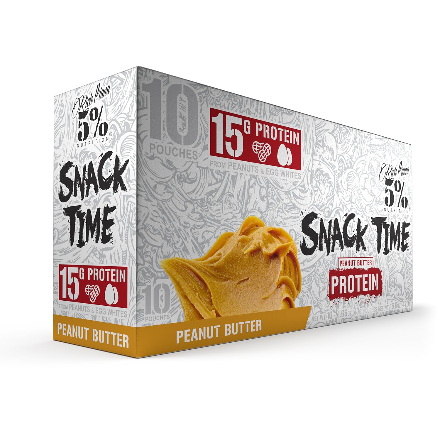 5% Nutrition etiqueta nutricional detallada mostrando proteína real