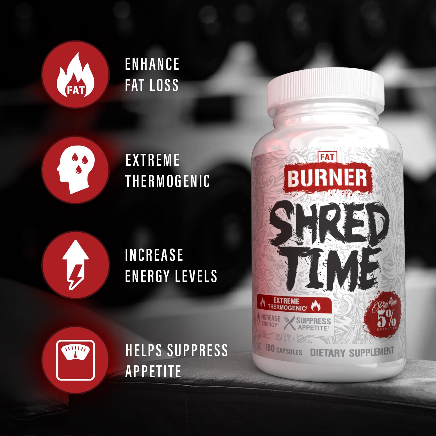 5% Nutrition junto a equipo de entrenamiento para uso pre-entreno energético
