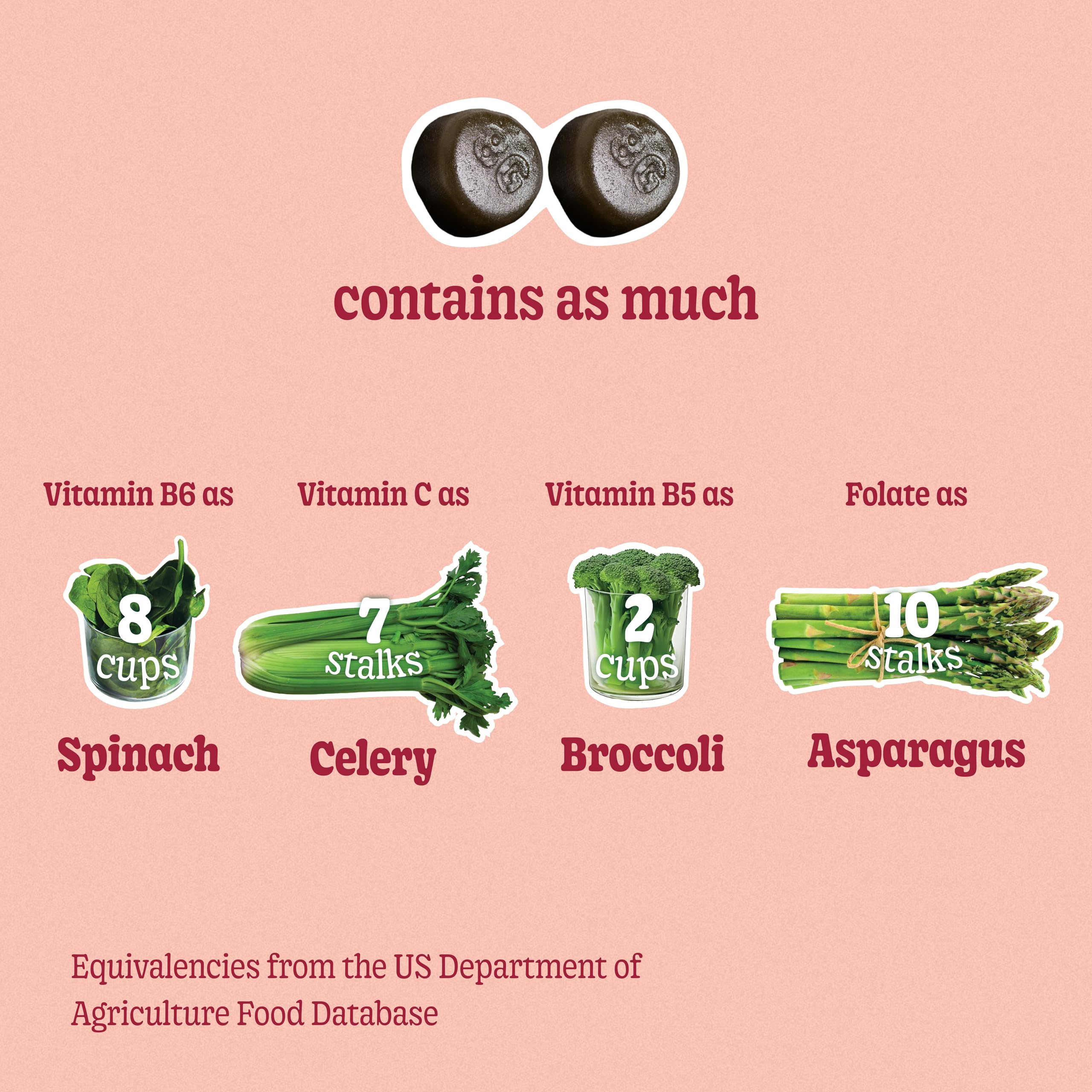8Greens etiqueta nutricional legible, beneficio información clara de vitaminas