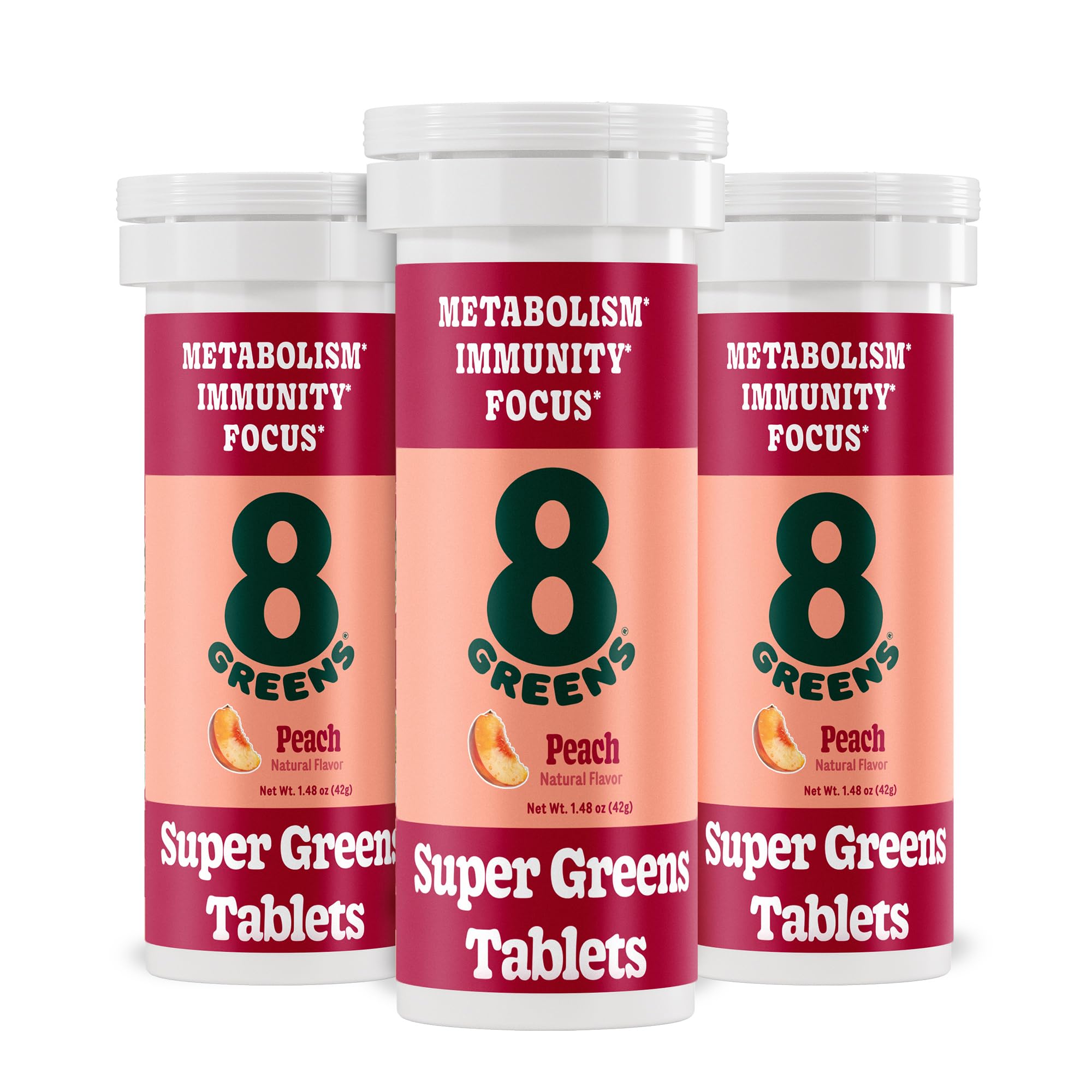 8Greens empaque frontal mostrando diseño y beneficios prácticos