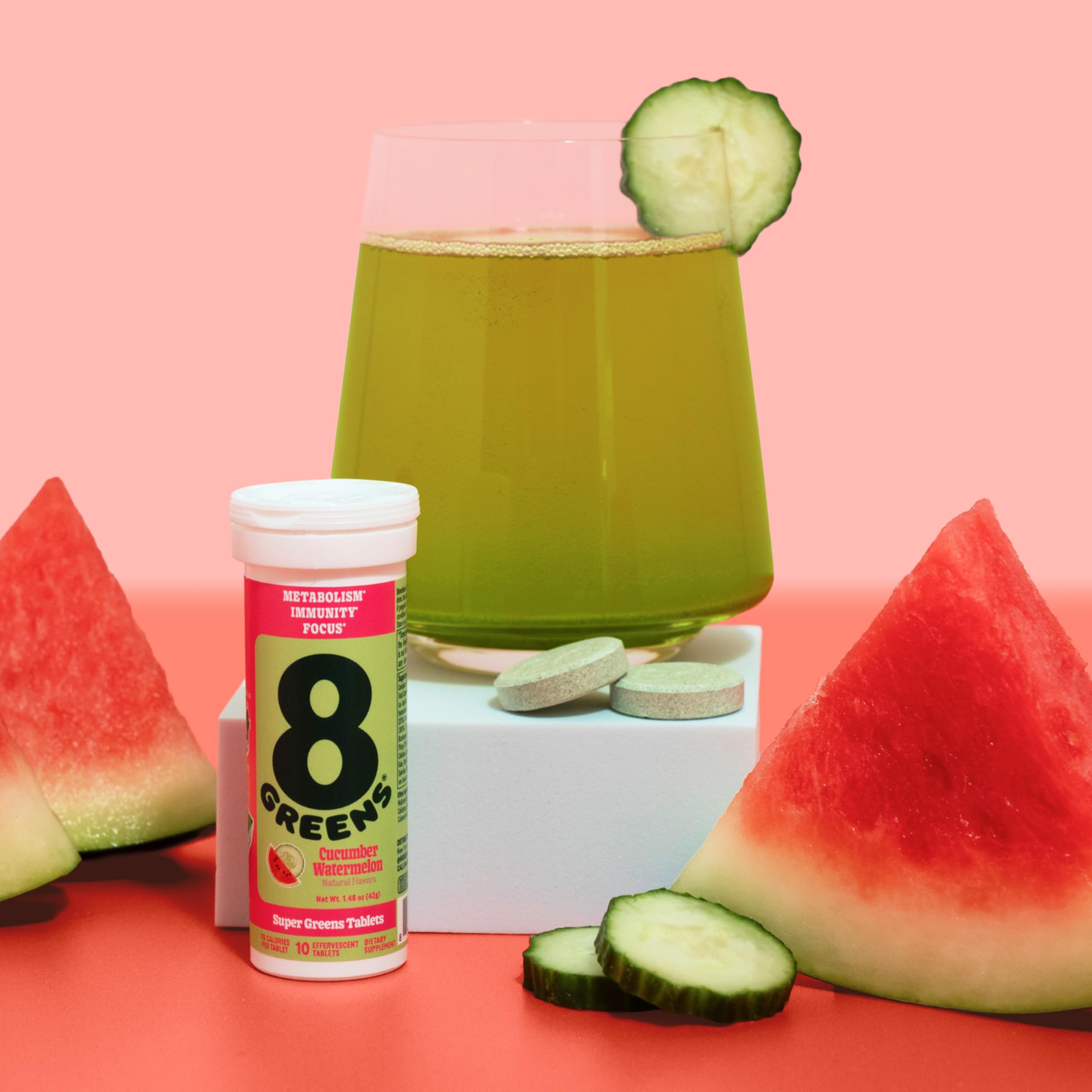 8Greens con pepino y sandía, destaca sabor refrescante natural