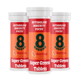 8Greens tubo frontal mostrando envase y conveniencia de transporte